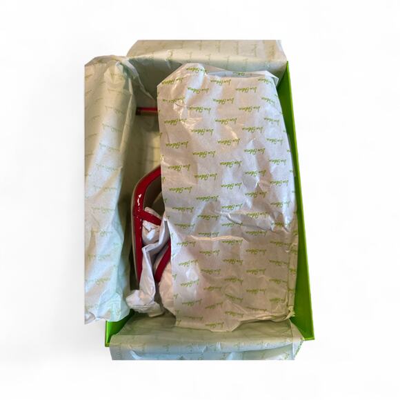 Sam Edelman Doran Heels Size 9 Ruby Red Patent Leather - Picture 5 of 16